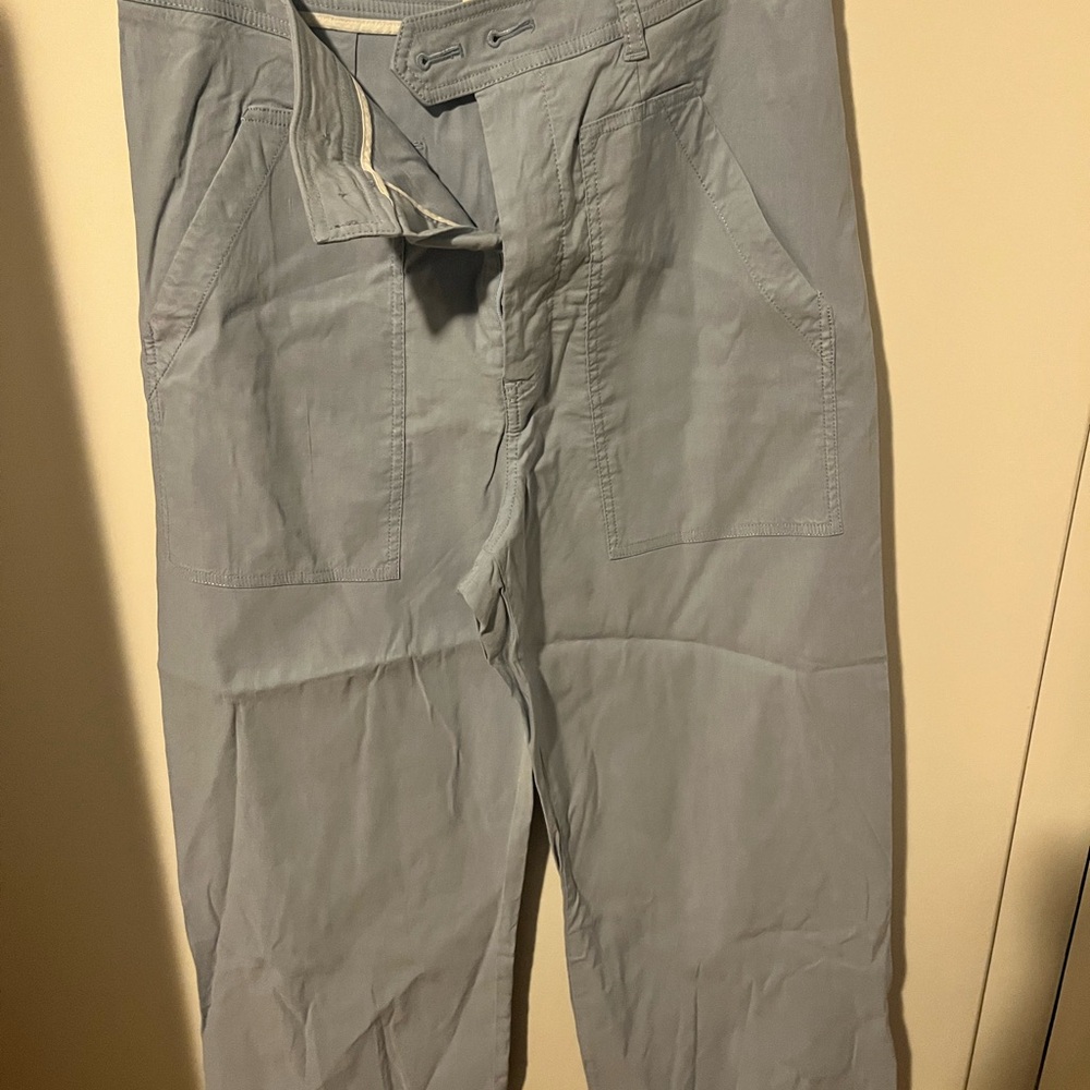 Anthropologie - Maeve Light Blue Trousers. Size 12. Colette.